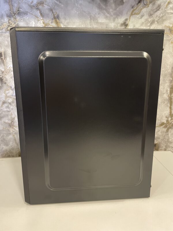 gaming PC cabinet with transparent glass.