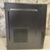 gaming PC cabinet with transparent glass.