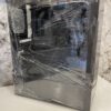 gaming PC cabinet with transparent glass.