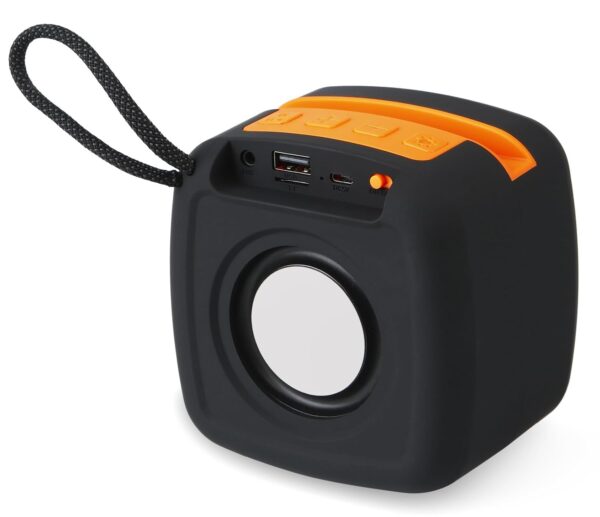 MZ M13VP (Portable Bluetooth Speaker) Dynamic Thunder Sound Built in Disco Light 5 W Bluetooth Speaker-Black