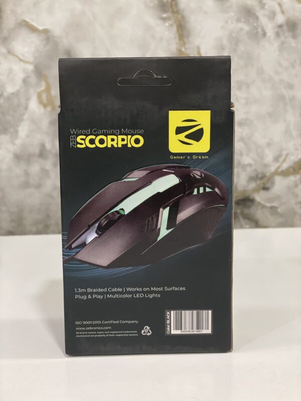 ZEBRONICS PHERO Wired Gaming Mouse