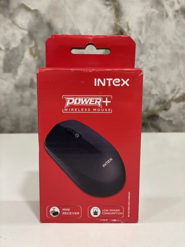 Intex Power+ Wireless Optical Mouse  (2.4GHz Wireless, Black)
