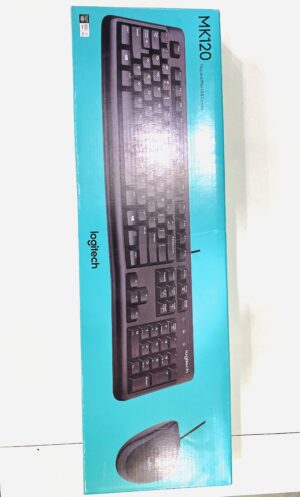 Logitech MK120 Wired USB Keyboard and Mouse