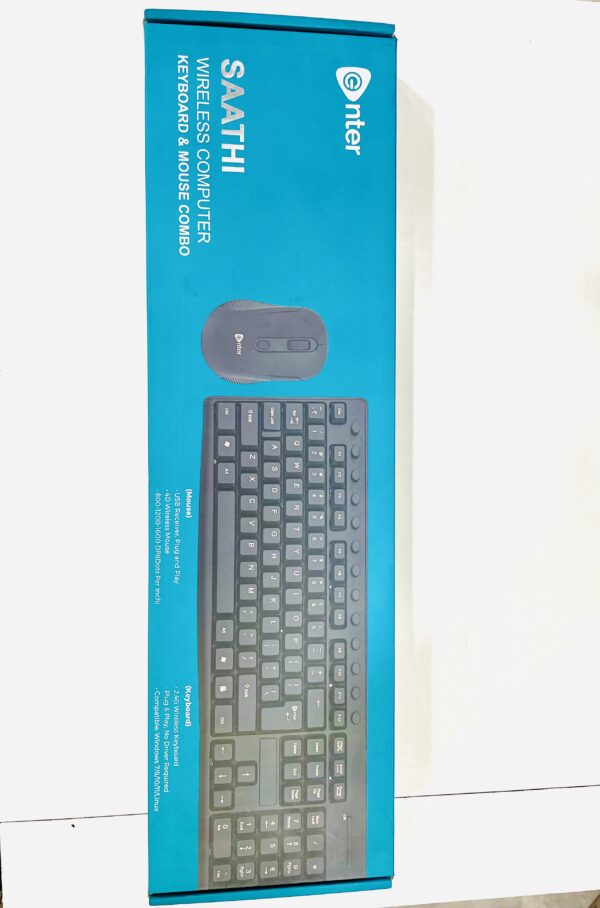Enter Saathi Wireless computer keyboard mouse combo