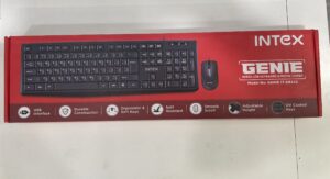 Intex IT-KB332 Genie Keyboard Wired Mouse Combo (Black)