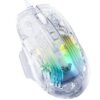 AULA S80 Transparent RGB, 7200 DPI, 7 Buttons PC Wired Optical Gaming Mouse (USB 2.0, Transparent White)