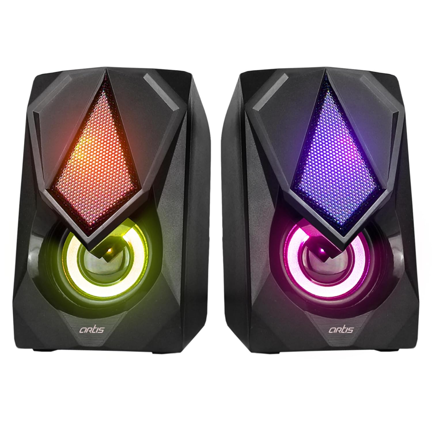 kkk Artis Mini 2.0 USB Multimedia Speakers (Black)