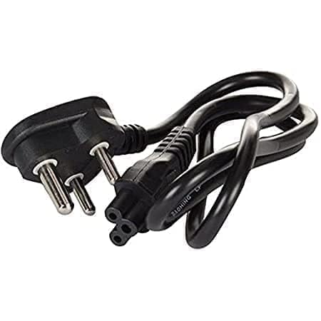 HP Blue Pin Original Laptop Charger 19.5V 3.33A 65W Adapter (Fit with 3 Pin Power Cable)- Black