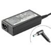 HP Blue Pin Original Laptop Charger 19.5V 3.33A 65W Adapter (Fit with 3 Pin Power Cable)- Black
