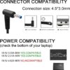 HP Blue Pin Original Laptop Charger 19.5V 3.33A 65W Adapter (Fit with 3 Pin Power Cable)- Black