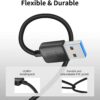 FEDUS USB A to A Cable 3 Meter, High Speed USB 2.0 Type A Male to A Male Cable USB to USB Cord, for Data Transfer Hard Drive Enclosures, Printers, Modems,...