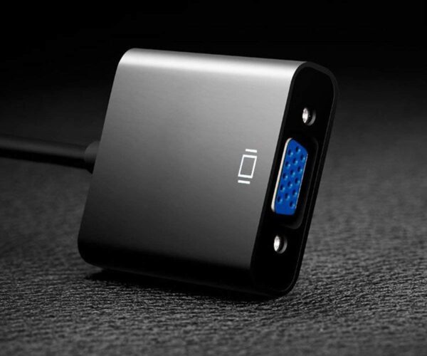 LS LAPSTER Quality Assured HDMI to VGA Adapter Cable 1080P for Projector, Computer, Laptop, TV, Projectors & TV