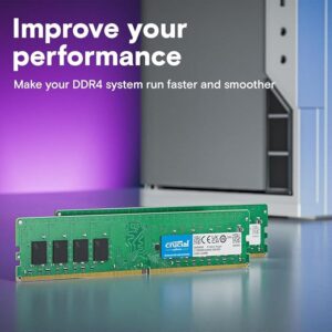 Crucial RAM 8GB DDR4 3200MHz CL22 Desktop Memory CT8G4DFRA32A Green