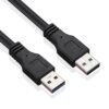 FEDUS USB A to A Cable 3 Meter, High Speed USB 2.0 Type A Male to A Male Cable USB to USB Cord, for Data Transfer Hard Drive Enclosures, Printers, Modems,...