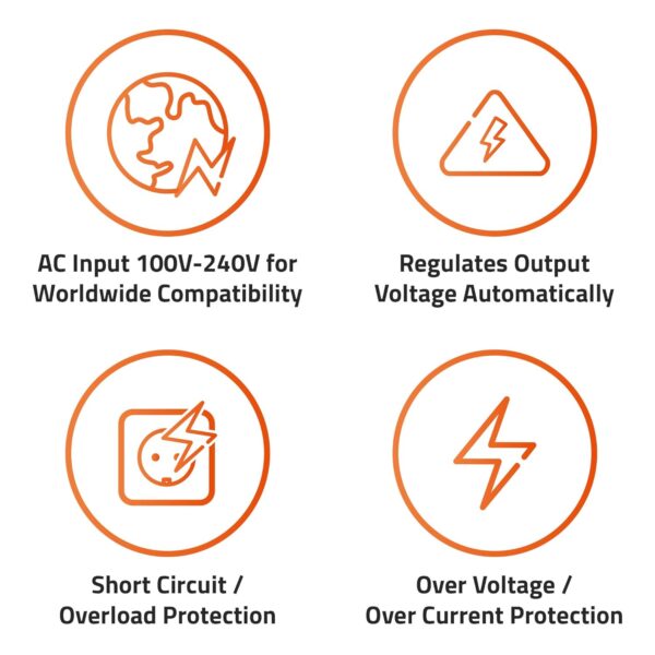 Artis AR0502 65Watt Laptop Charger/Adapter with Power Cord Compatible with HP Laptops (18.5V/3.5A, 65Watt) (Pin Size: 4.5mm x 3.0mm) (BIS Certified)