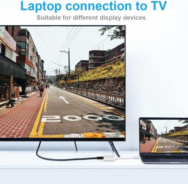 Version 1.0.0 USB-C to VGA Adapter, USB 3.1 Type C (Thunderbolt 3) to VGA Converter Compatible with MacBook Pro, New MacBook, MacBook Air 2018, Dell XPS 13/15, Surface..