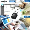 FRONTECH WiFi Dongle 300 Mbps Mini Wireless Network USB Wi-Fi Adapter for PC, Desktop, Laptop | Advanced WPA/WPA2 Security Standards, (0842, Black)
