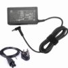 HP Blue Pin Original Laptop Charger 19.5V 3.33A 65W Adapter (Fit with 3 Pin Power Cable)- Black
