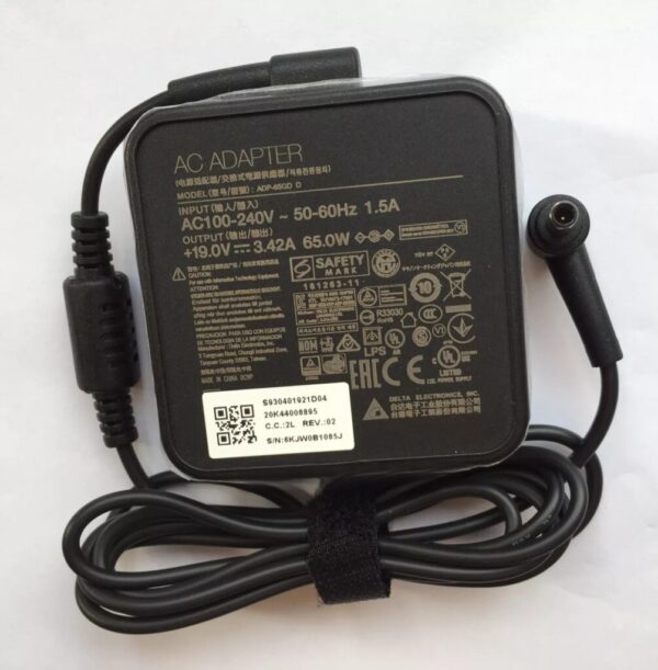 Original OEM MSI Modern 14 B10MW-486US ADP-65GD D 65W 19V AC/DC Adapter&Cord– MPN: MSI 65W 4.5MM