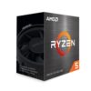 AMD 5000 Series Ryzen 5 5500 Desktop Processor 6 cores 12 Threads 19 MB Cache 3.6 GHz Upto 4.2 GHz AM4 Socket 500 Series Chipset (100-100000457BOX)
