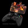 Live Tech Yo!Man Wireless Gamepad with Phone Clamp – Bluetooth Game Controller for Android/iOS/PC, Dual Vibration, Multimedia Controls & Ergonomic Design