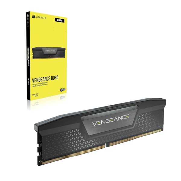 CORSAIR Vengeance 32GB RAM (1x32GB) DDR5 DRAM 5600MHz Memory Kit Black CMK32GX5M1B5600C40