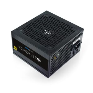ZEBRONICS ZEB-VS600Z high Efficiency Power Supply with 600W, Single 36A 12V Rail, Built in protections, 1x PCIe, 4X SATA and Silent 120mm Hydraulic Bearing Fan