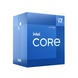 Intel Core i7 12700 12th Gen Generation Desktop PC Processor CPU APU with 25MB Cache and up to 4.90 GHz Clock Speed 3 Years Warranty with Fan LGA 1700 4K...