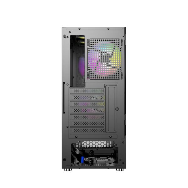 71v921VJVML._SL1500_ Ant Esports Pepper 5F Mid-Tower Dual Color Computer Case/Gaming Cabinet - Black/White | Support ATX, Micro-ATX, Mini-ITX | Pre-Installed 5 ARGB Fans